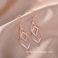 Earrings 925 Sterling Silver White Gold Rose Gold